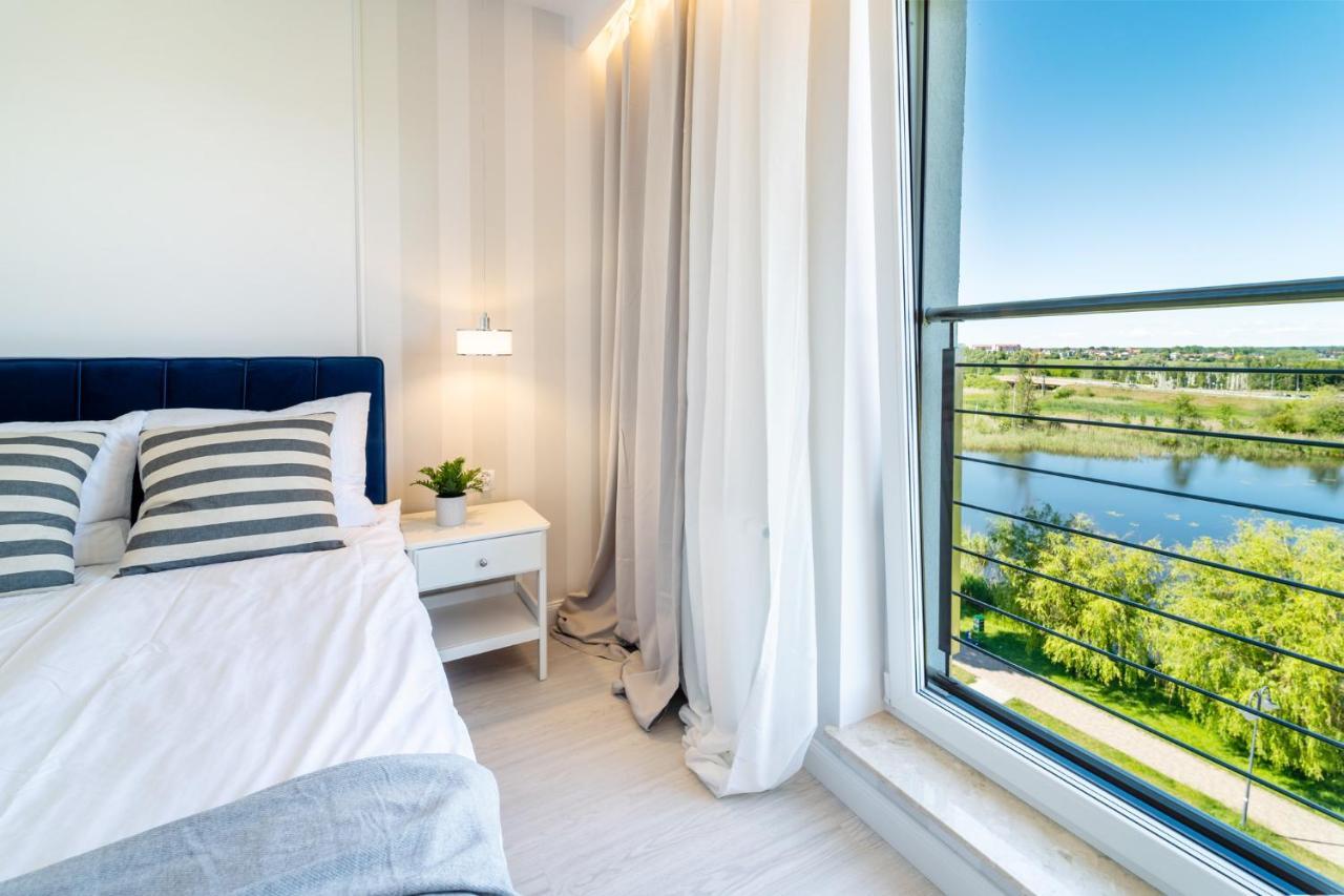 Belle View - 3Pok, Nawet 5 Lozek, Piekny Widok Na Rzeke, Tv55" Z Netflix I Max, Parking, Winda Daire Iława Dış mekan fotoğraf