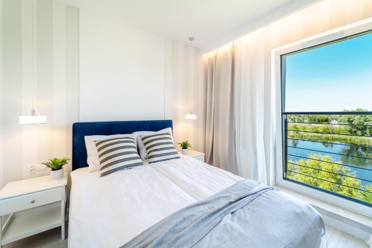 Belle View - 3Pok, Nawet 5 Lozek, Piekny Widok Na Rzeke, Tv55" Z Netflix I Max, Parking, Winda Daire Iława Dış mekan fotoğraf